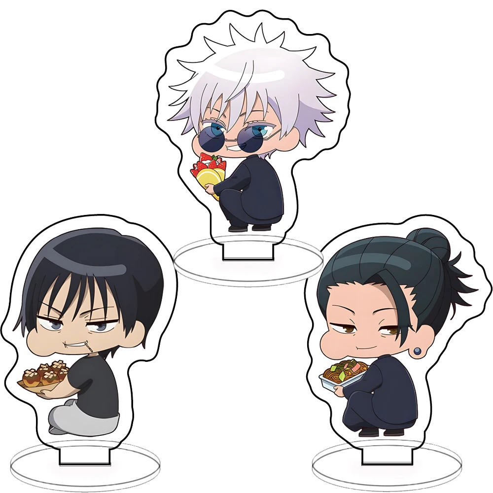 

Anime Jujutsu Kaisen Geto Suguru Satoru Gojo Cosplay Standing Sign Acrylic Tabletop Decoration Cute Ambitus Gift