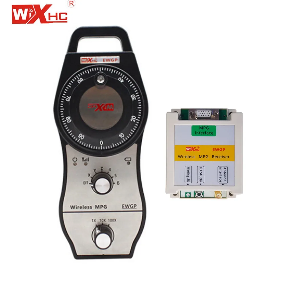 Wixhc Wireless CNC Handwheel MPG EWGP Factory Direct 433MHz 4 5 Axis Pendant for Fanuc Siemens Mitsubishi Syntec CNC System