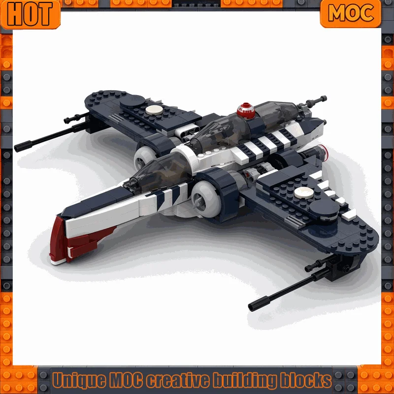 NEW 666PCS Space War Galaxy Fighter Jet Model Building Blocks Custom Puzzle MOC Spaceship Battle DIY Assembly Toy Creative Gift