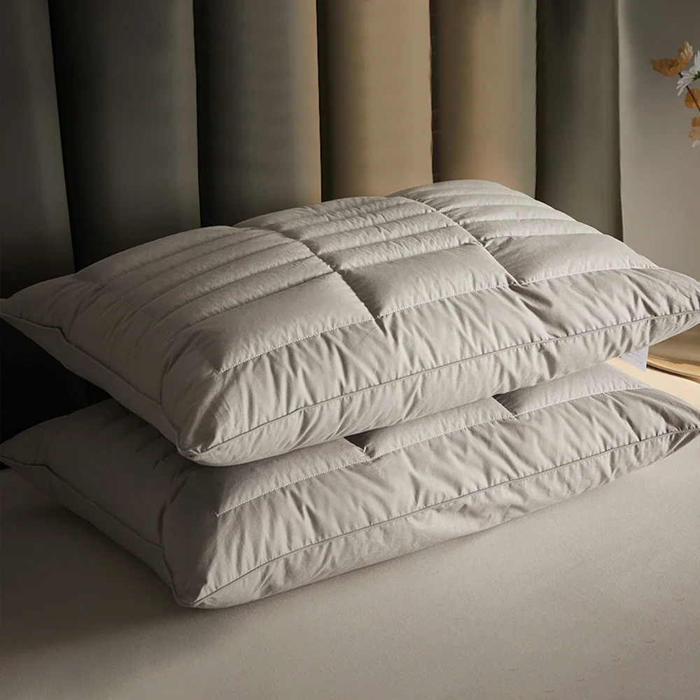 Traditional Buckwheat Standard Size Pillow Neck Support for Back and Side Sleepers or As A Meditation Cushion 48x74x12cm