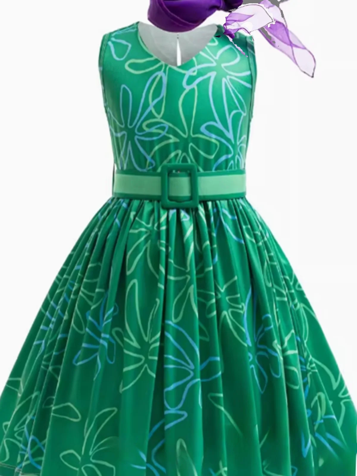 Inside out loween Performance Gonna per ragazze in fibra di poliestere Collezione estiva 2024 Costume di marca Nuan Na