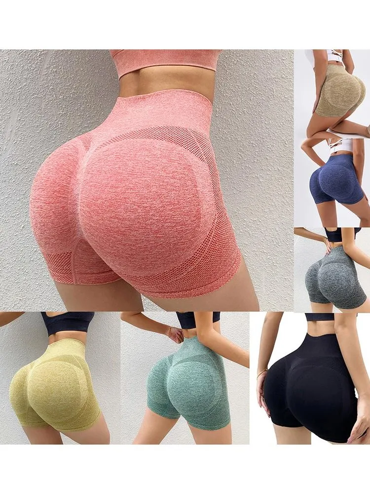 AliExpress NONE Women Shorts Sports For Women New Cycling Jogging Fitness High Waist Push Up Gym Shorts Leggings Women Yoga Clothing