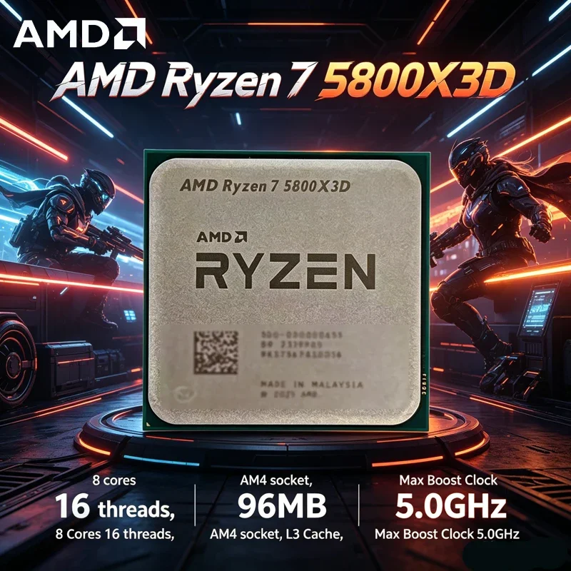 New AMD Ryzen 7 5800X3D High...