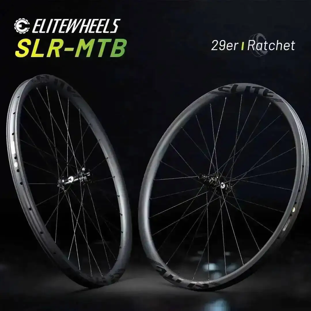 

Колесный комплект ELITEWHEELS 29er Ultralight XC MTB из карбона с системой Ratchet M14, втулка 36T, совместим с 7 типами ободов, для горных велосипедов.