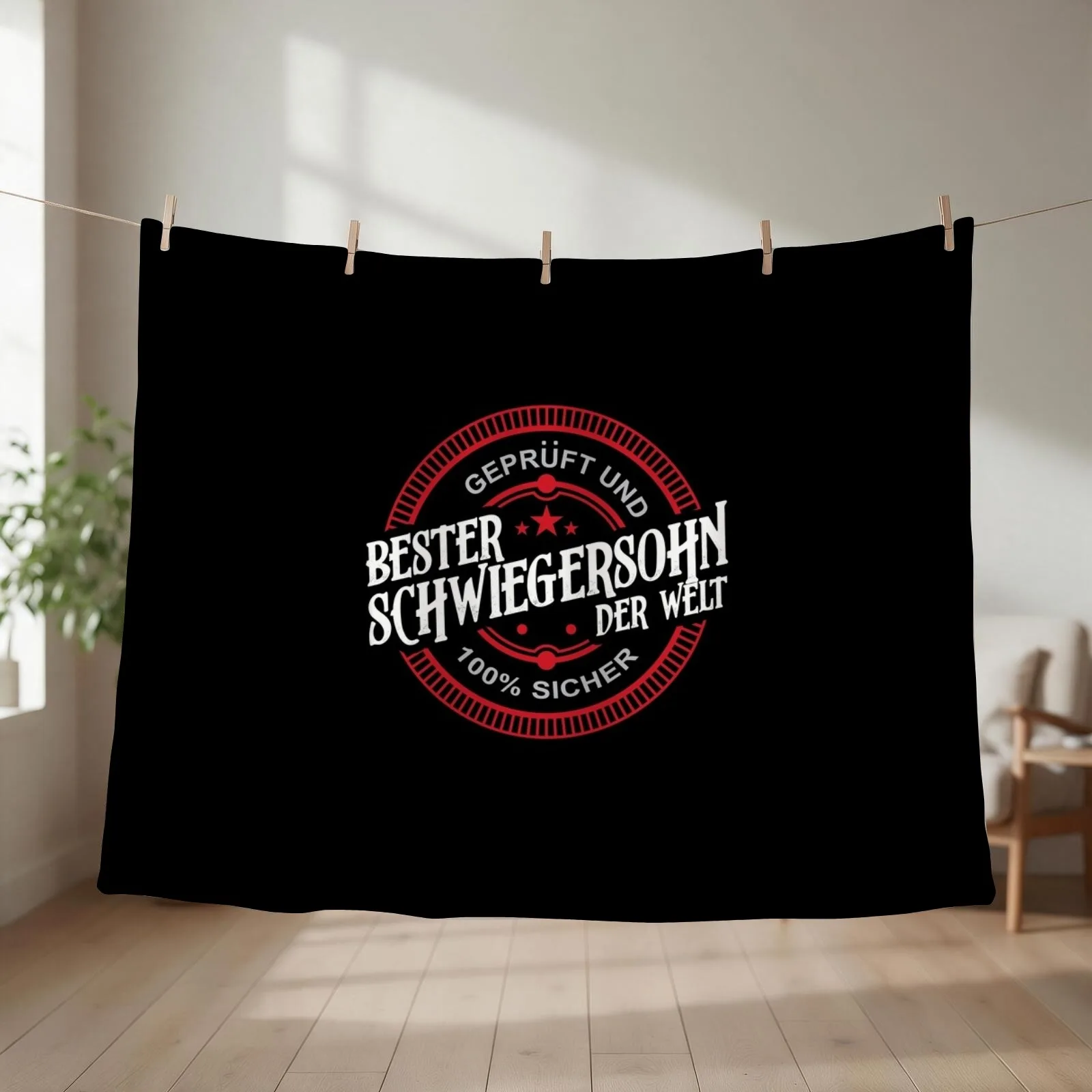 Best Son-In-Law Dream Most Beautiful Cool Funny Gift Saying Throw Blanket