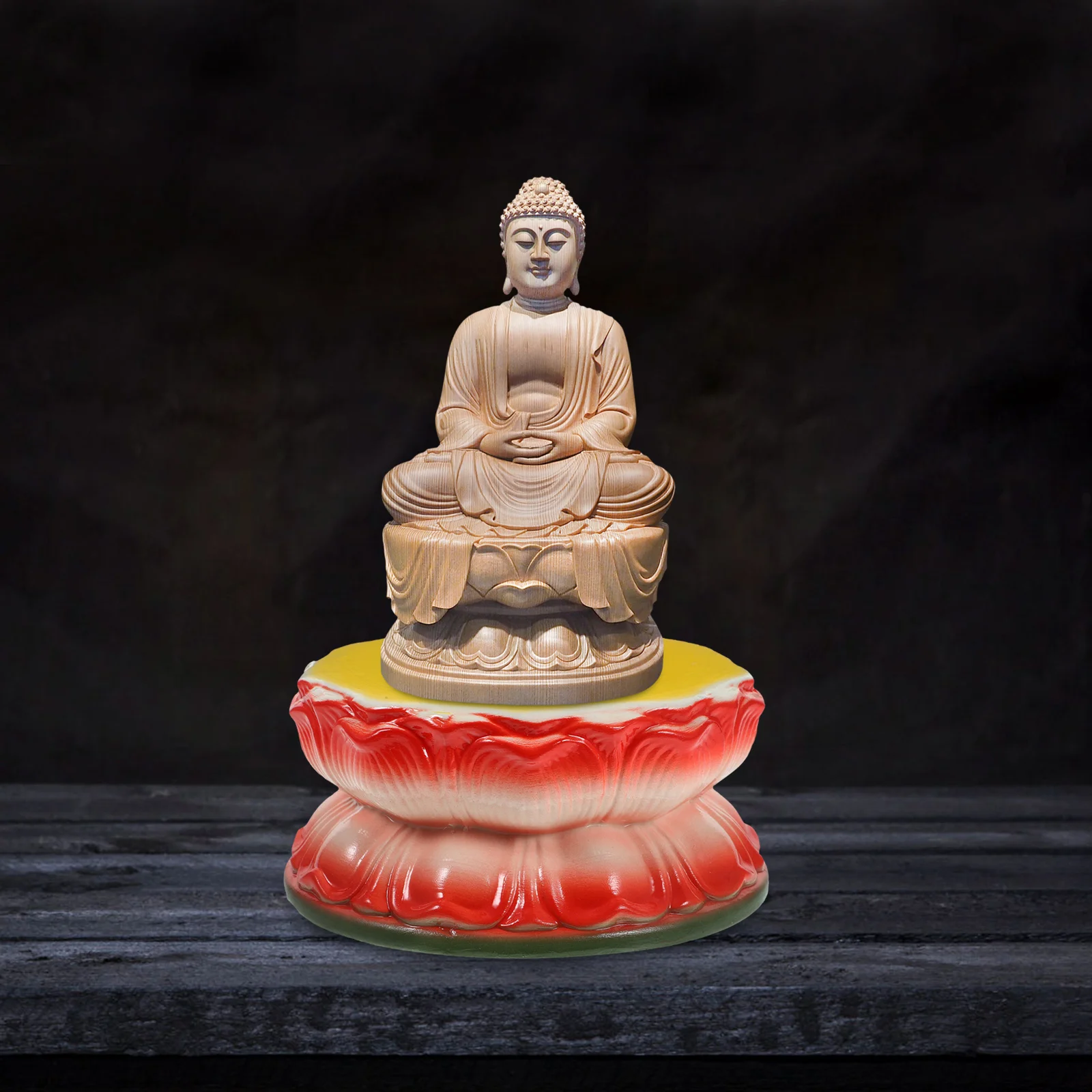 

Ceramic Avalokitesvara Statue Base Sculpture Stand Unique Creative Design Desktop Ornament Home Decor Gift Choice