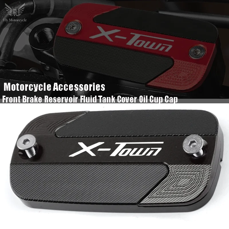 

Motorcycle Accessories For KYMCO XTOWN300i X-TOWN 125i 300i x town 125 300 CNC Front Brake Reservoir Fluid Tank Cover Oil cup