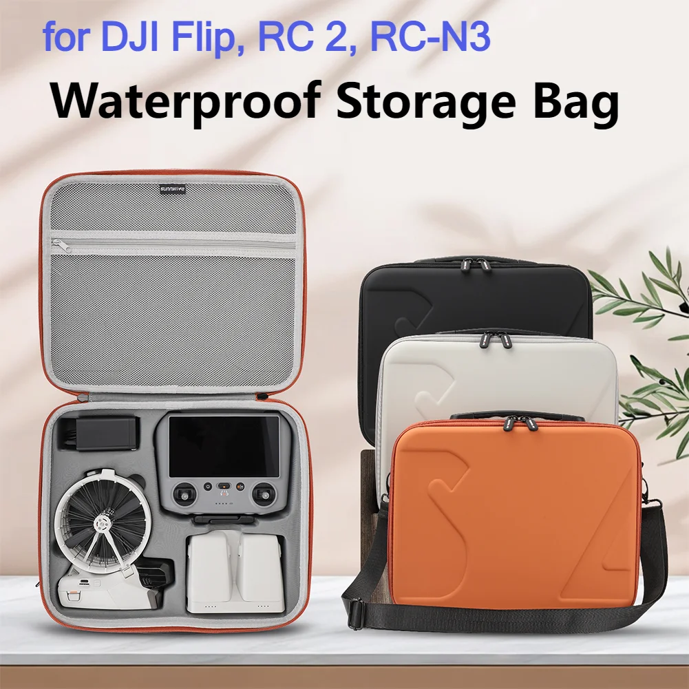 

All-in-One Storage Bag for RC 2 RC-N2 Portable Hard Shell Waterproof Carrying Case For DJI FLIP Storage Bag Drone Accessories