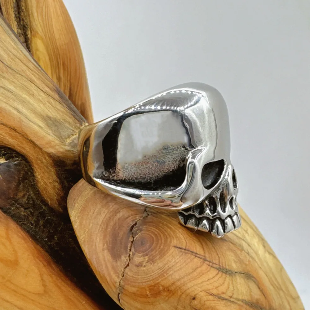 Biker Skull Ring 316L Stainless Steel Jewelry Street Party Punk Men Fashion Ring