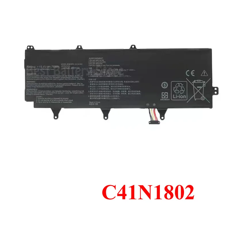 C41N1802 Laptop Battery For ASUS ROG Zephyrus S 3s Plus GX701 GX701GW GX701GX GX701G GX701GWR GX735GW GX735GX