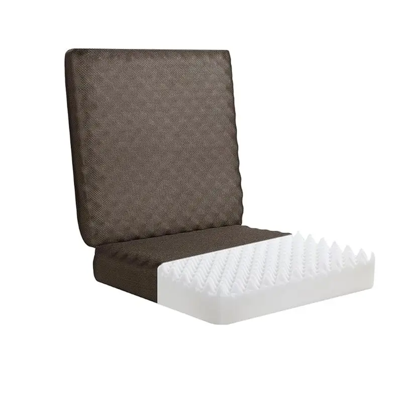 AA20-Reduces Muscle Fatigue Recliner Cushion For Elderly-Egg Crate Foam Design For Long Sitting Comfort
