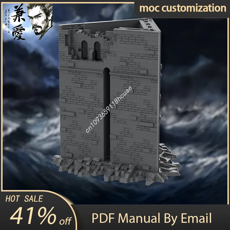 1989 Uds. MOC Modular personalizado Azkaban House Street View modelo de bloques de construcción Diy montaje creativo ladrillos educativos juguetes regalo para niños