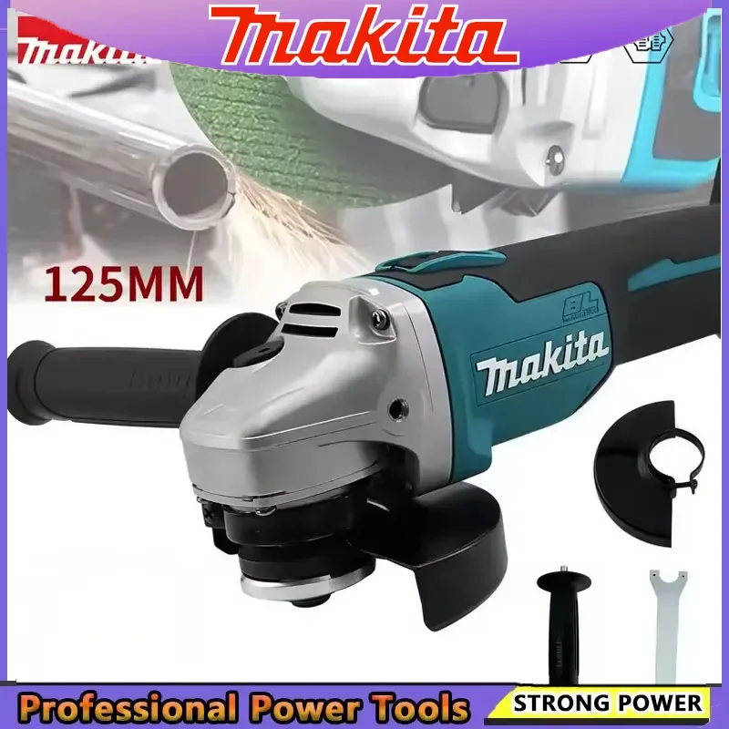 

Высокомощный станок для резки Makita DGA404 125 мм/100 мм, бесщеточная литиевая электрическая угловая шлифовальная машина, перезаряжаемая полировальная машина