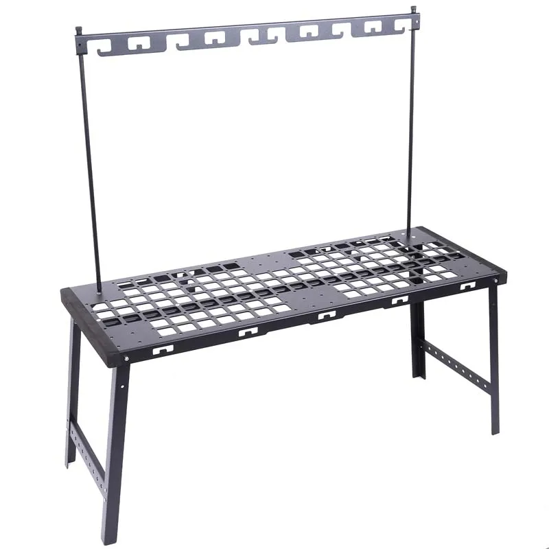 For Haval Raptors Menglong 2023+ Carbon Steel + Aluminum Alloy Portable Temporary Dining Table for off-road Vehicles