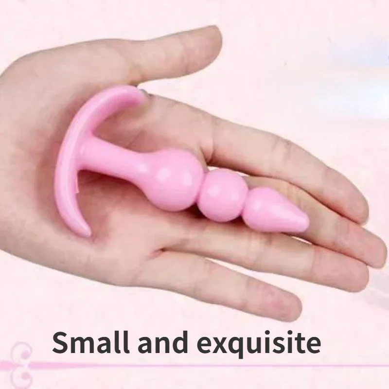 Tapón de cuentas anales de silicona, masajeador de punto G Vaginal para mujeres, pareja de balas, masturbación para adultos, vibrador, Juguetes sexuales