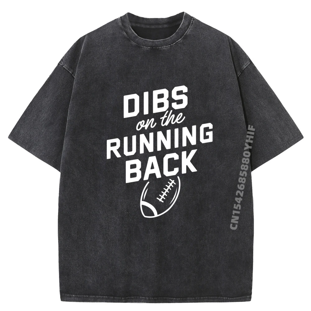 

Dibs On The Running Back Football Wife Rb Qb Mens Designer T Shirt Limited Time Special Vintage Washed Shirt Game