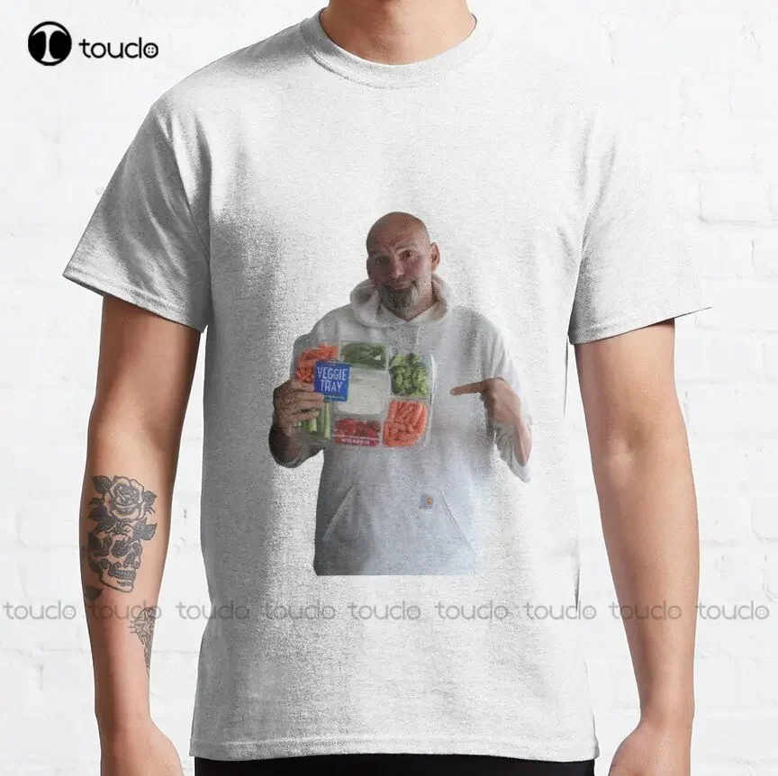 Fetterman Crudite Veggie Tray Classic T-Shirt Sexy Shirts Custom Aldult Teen Unisex Digital Printing Tee Shirts Xs-5Xl Tee Shirt