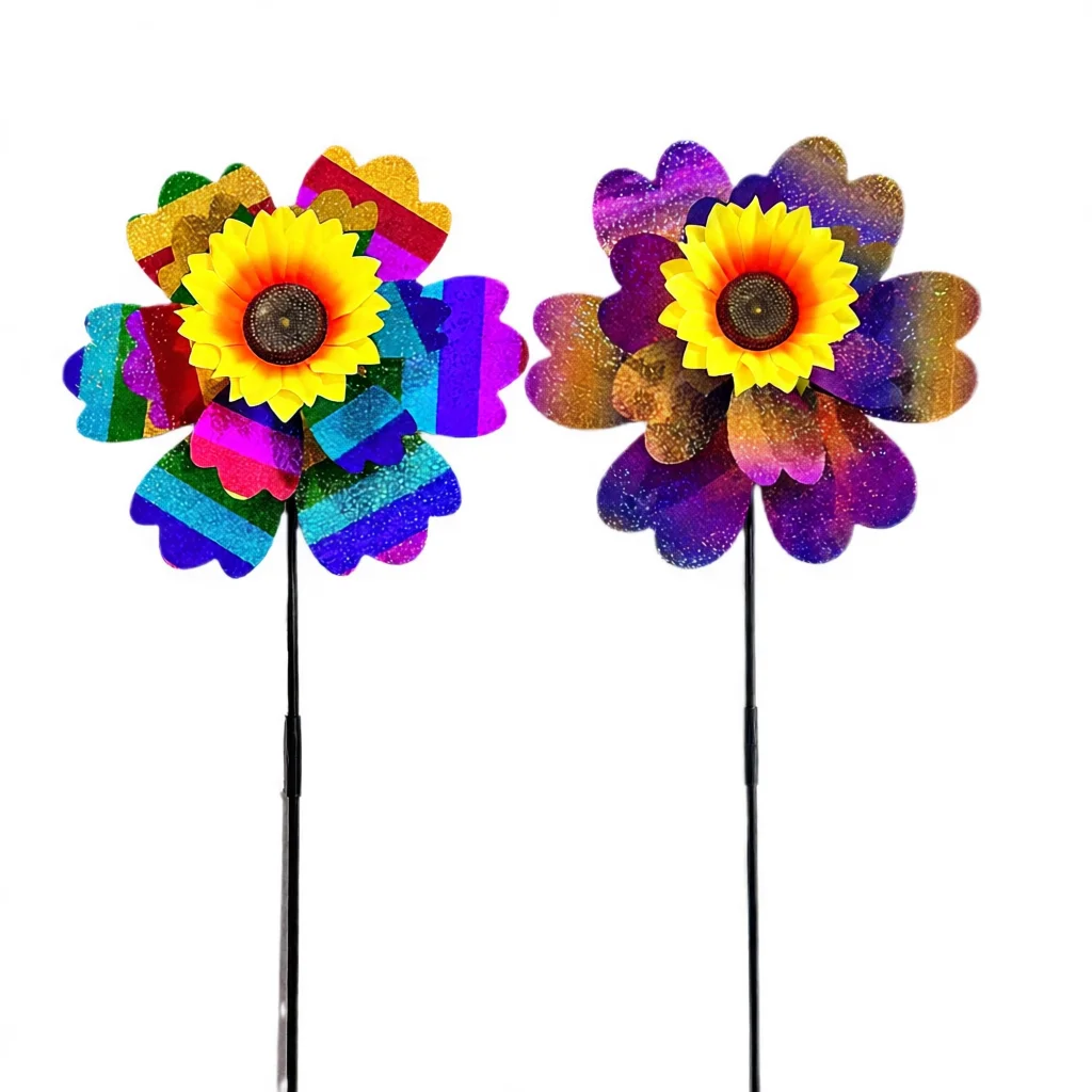 Spinning Colorful Windmill Pla - Kids Yard Toys recension och pris