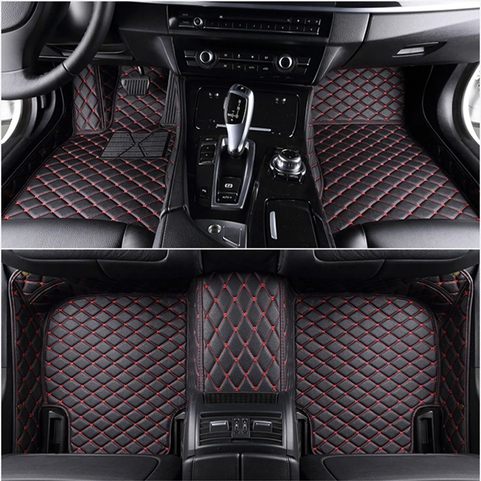 Custom Car Floor Mats For BMW X1 E84 2009 2010 2011 2012 2013 2014 2015 Year Auto Interior Details Car Accessories Carpet