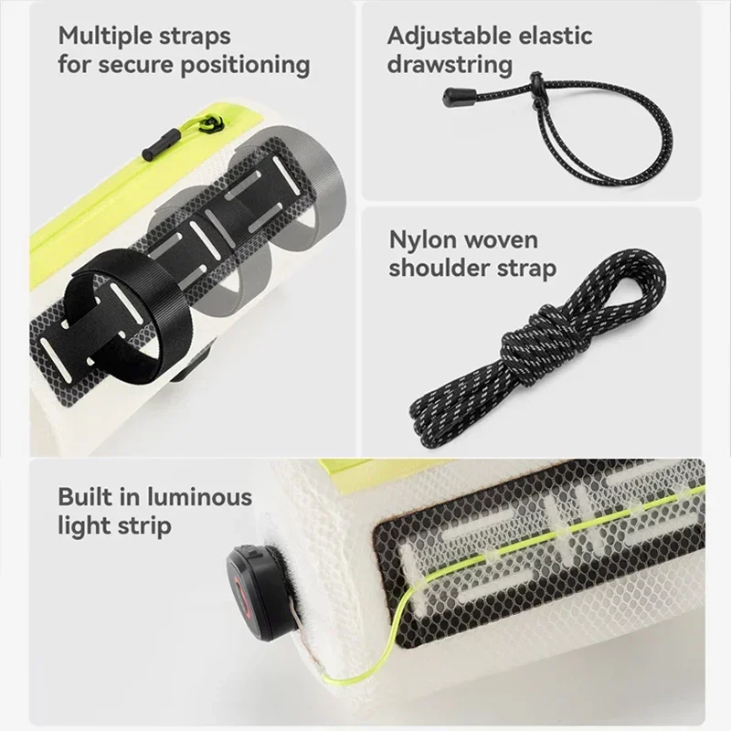 ROCKBROS Bicycle Upper/Lower Tube/Front/Rear Bag Translucent Waterproof Design Optional Combination MTB Road Bike Equipment