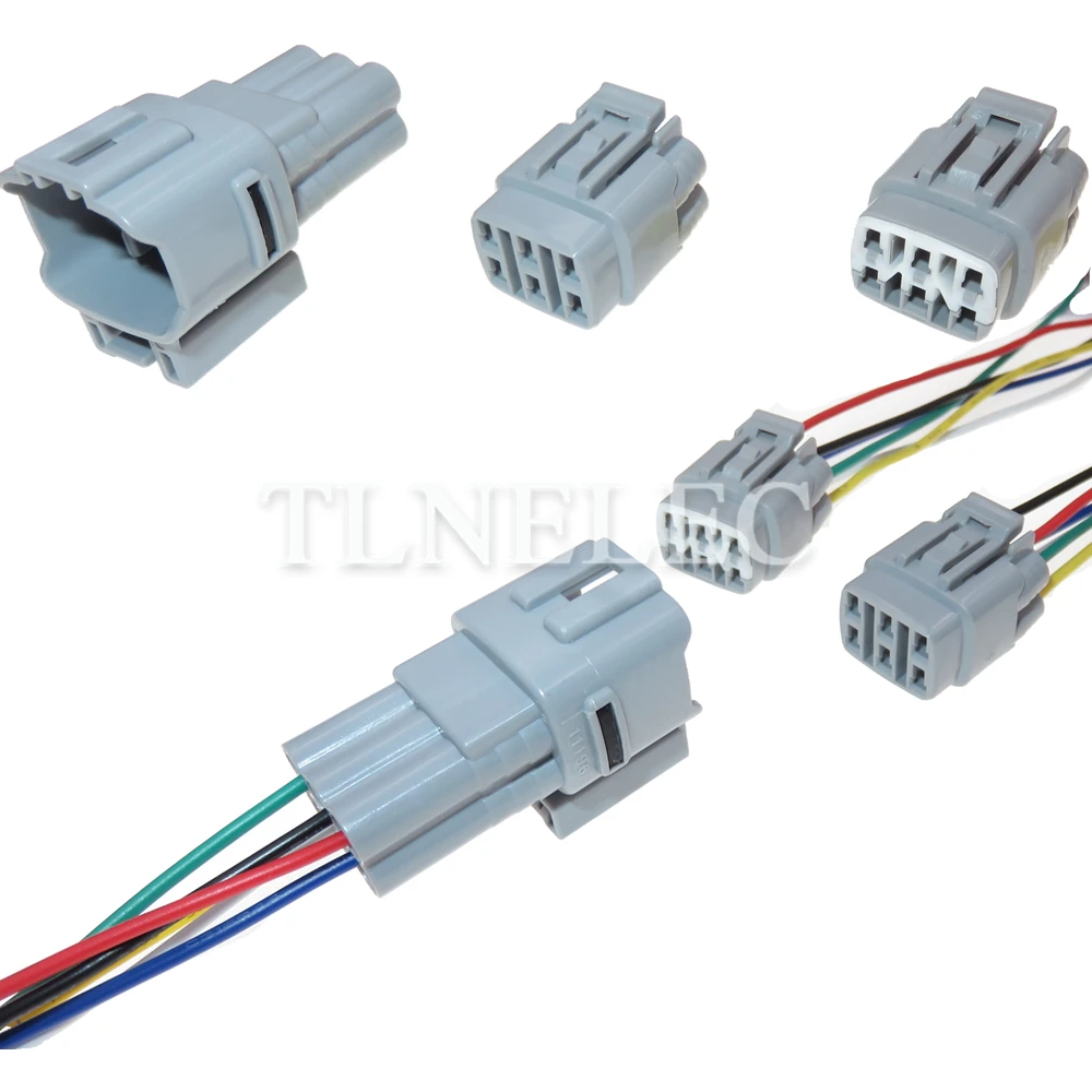6 Pin Way Auto mężczyzna kobieta złącze wiązki przewodów z przewodami gniazda samochodowe zamknięte dla Toyota 6188-5404 6189-7065 90980-12790