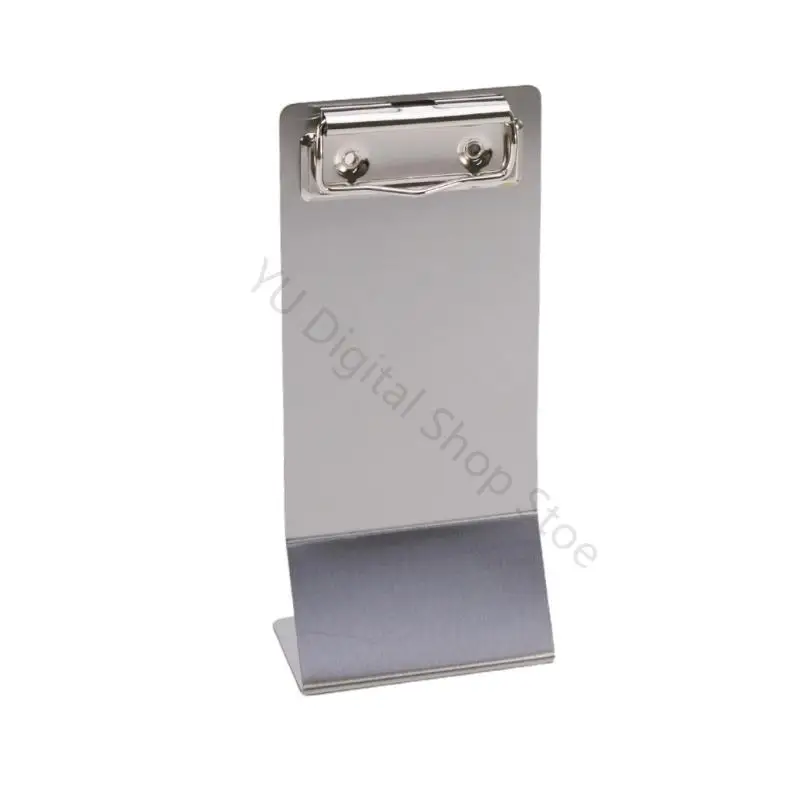 96BA Countertop Paper Display Clip Stand with Slip Resistant Flat Base for Keeping Menus, Sales Slips, and Notices Upright and