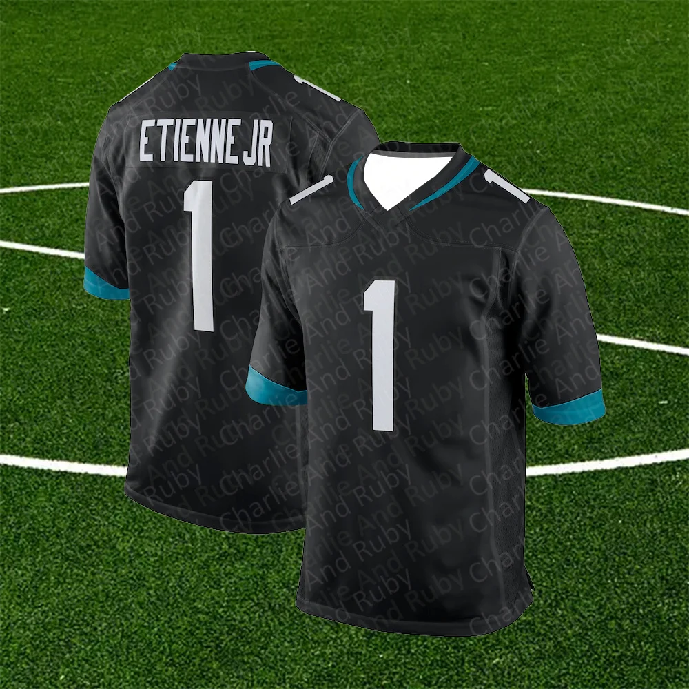 Jersey No.1/16/28 Travis Etienne Trevor Lawrence Fred Taylor Jacksonville Jaguars Prowler Throwback Player Jersey Black Tops