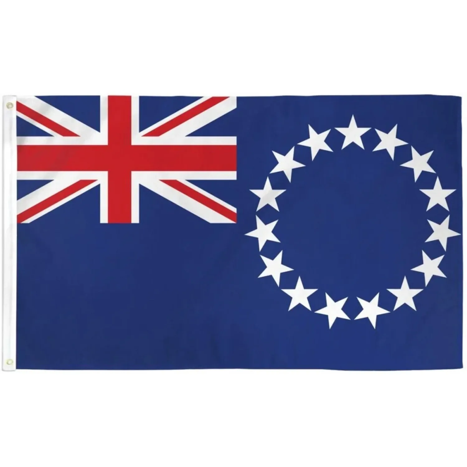 1pc Cook Islands Flag | International Polynesian National Flag, 90*150cm Polyester Flag, Ideal for Outdoor Garden Home Decor