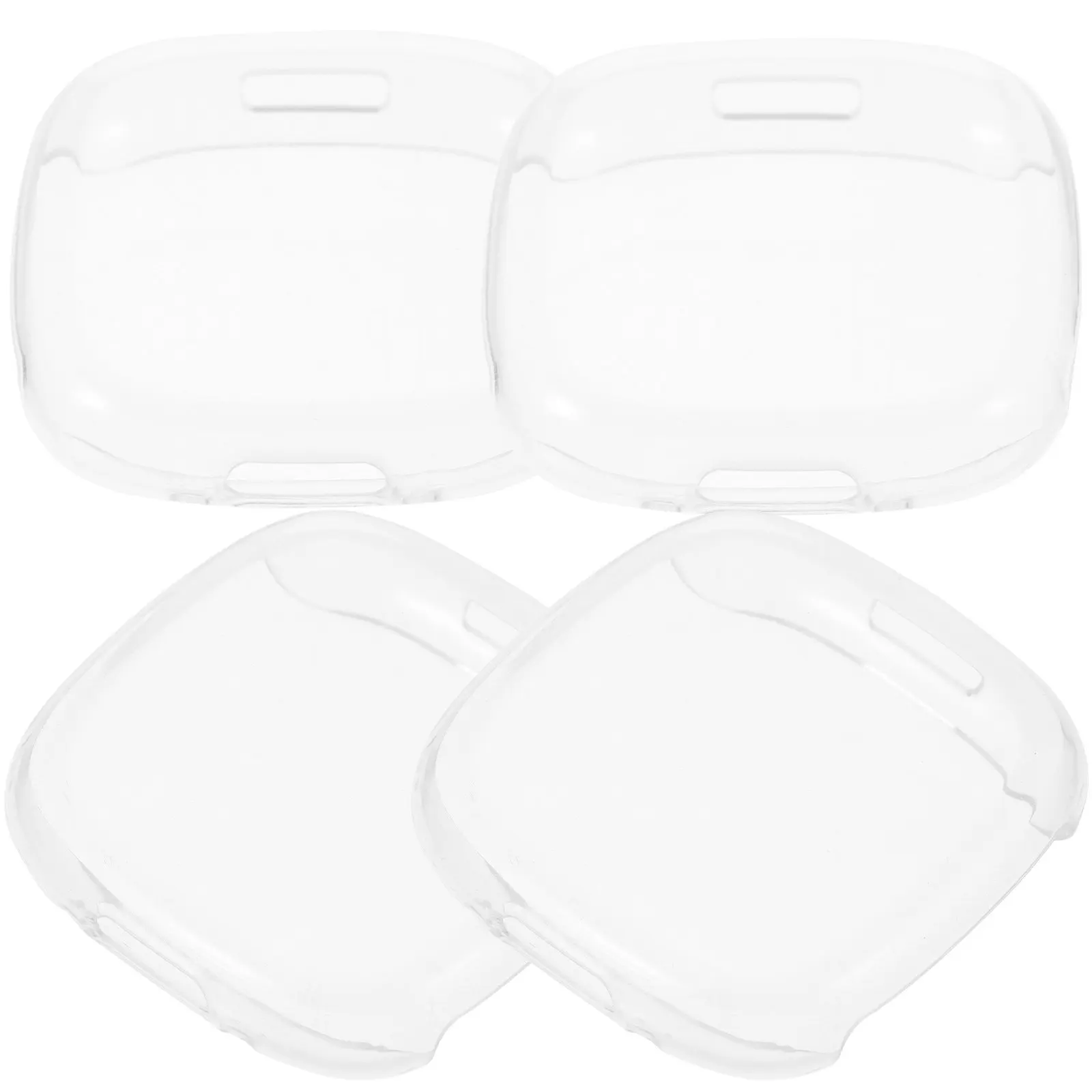 

4pcs Tpu Watch Protectors Anti-Shock Anti-Scratch Protective Case For Versa4 Reusable Detachable Cover Transparent