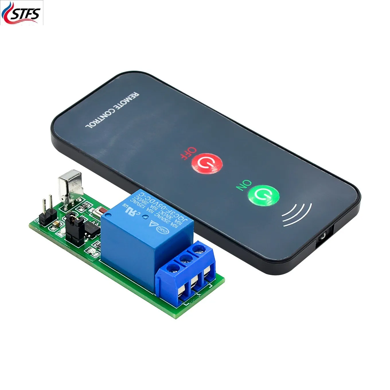 IR 1 Channel Infrared Receiver Driving Switch Relay Driver Module Board 5V + Active Remote Controller