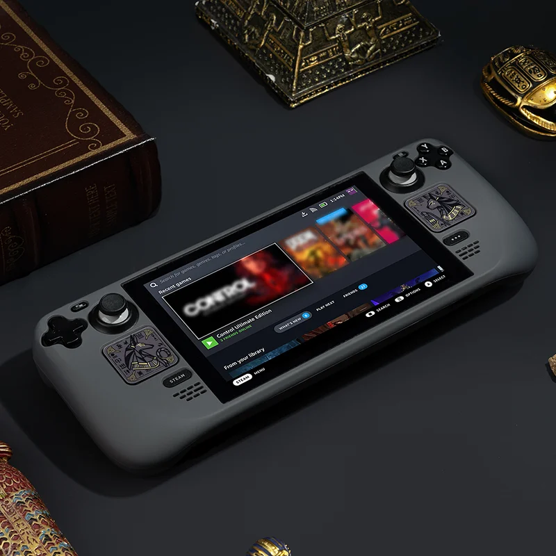 GeekShare-funda protectora para cubierta de vapor, cubierta trasera de disipación de calor, accesorios para consola de juegos, Egipto, El País Misterioso