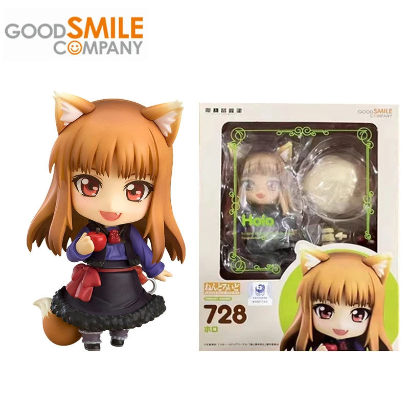 Good Smile Original Nendoroid Spice and Wolf Holo 728 Anime Action Figures Toys For Boys Girls Gift Collectible Model Ornaments