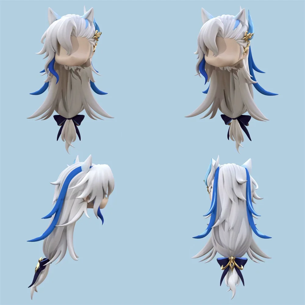 Cosmile Game Genshin Impact Neuvillette OB11 OB22 Hair Wig Anime Cosplay Props Cute Lovely C Pre-order