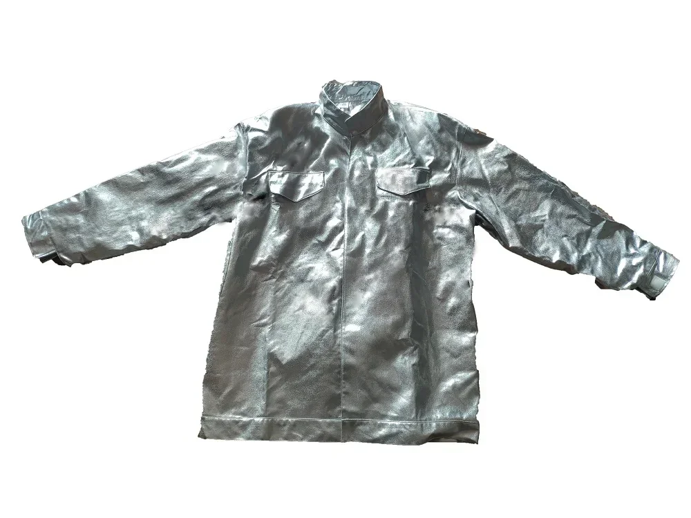 Combinaison de pompier en aluminium argenté