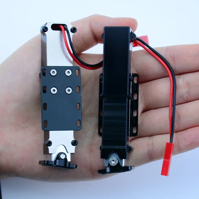 Support de train d'atterrissage électrique en métal, 2 pièces, pour camion Tamiya RC 1/14 SCANIA 770S 56368 VOLVO ACTROS BENZ MAN LESU modèle de voiture