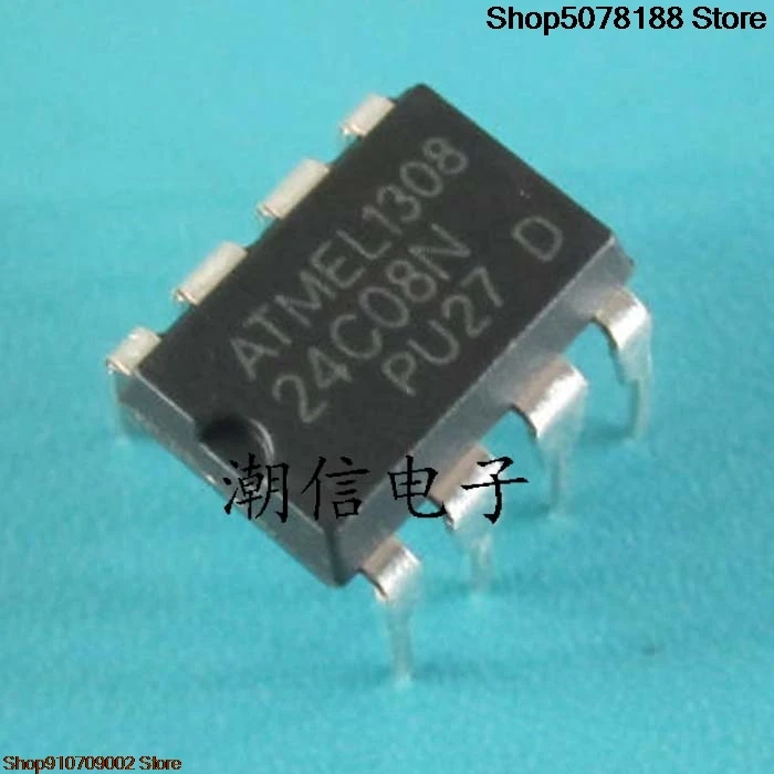 10 sztuk 24C08N AT24C08N DIP-8