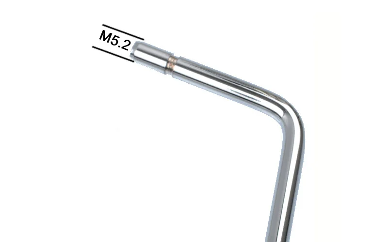 Plug-in Headless Electric Guitar Tremolo Arm 5.2mm Diameter Whammy Bar Double Locking Tremolo System Replacement Arm