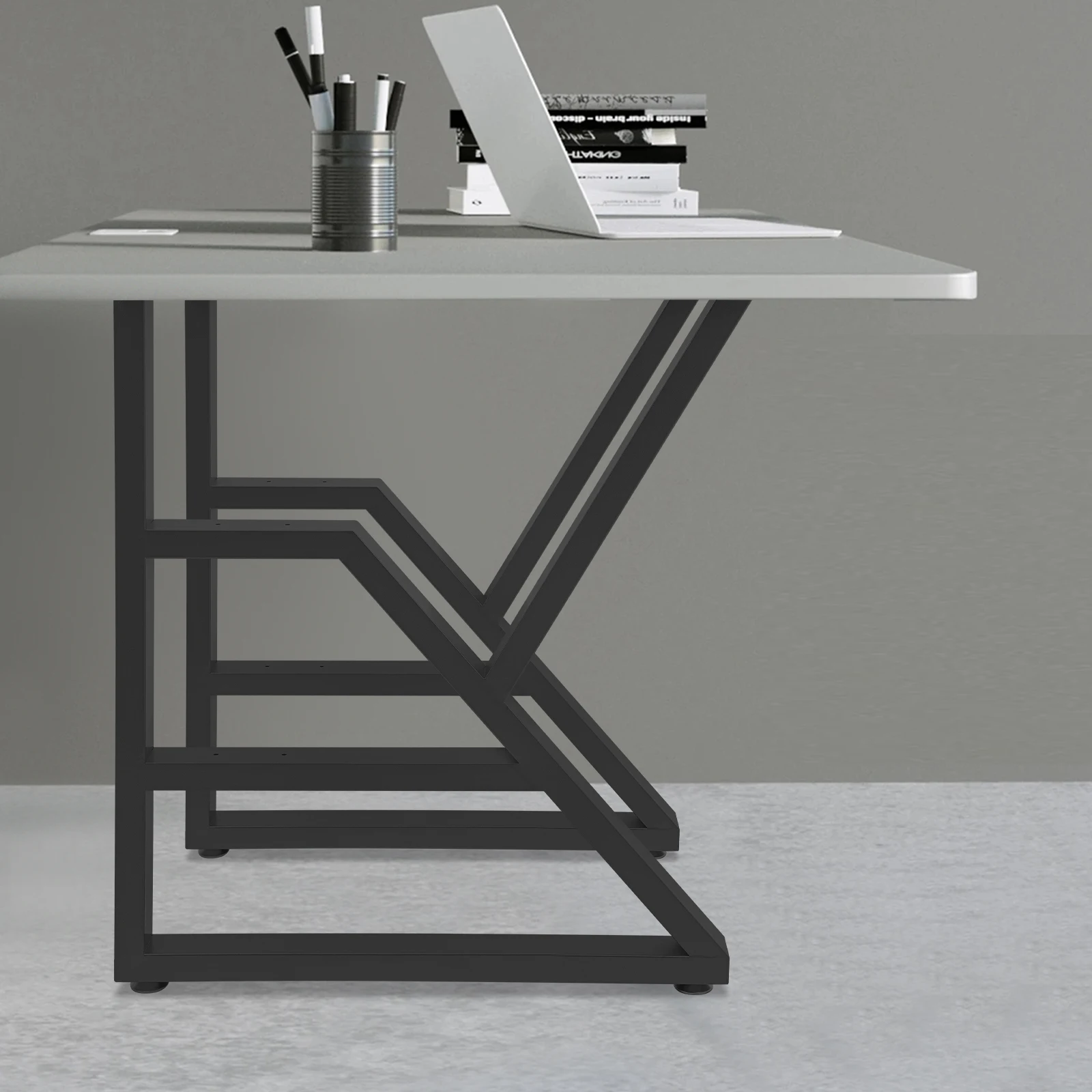 2Pcs 3-Tier Steel T… - image