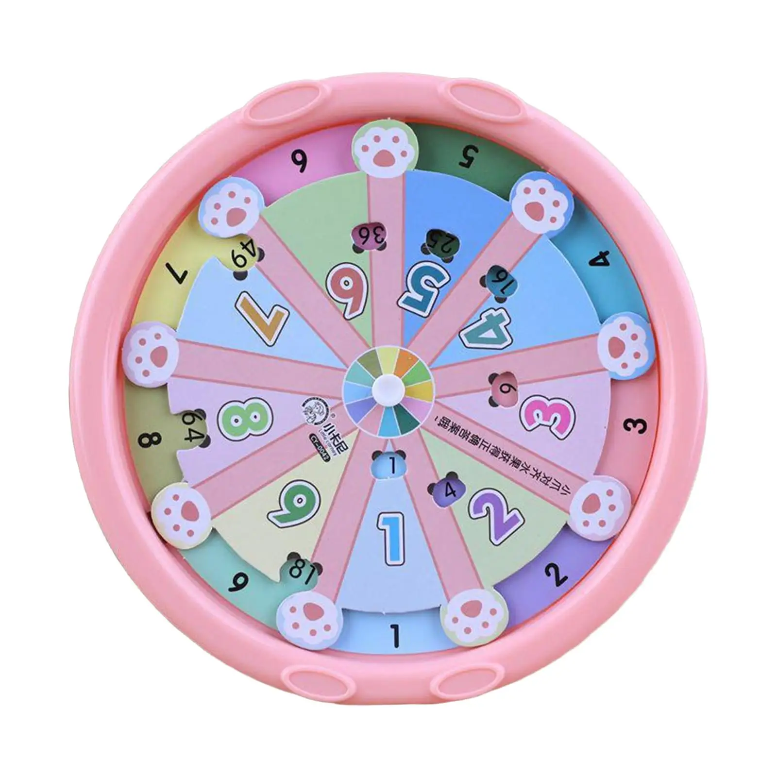 1-9 Multiplication Turntable Toy Educational Toy Math Manipulatives for Kids