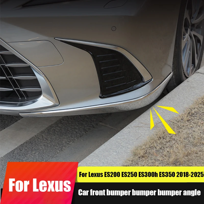 for Lexus ES200 ES260 ES300h 2018 2019 2020 2021 2022 2024 2025Car front bumper bumper bumper corner exterior modification parts