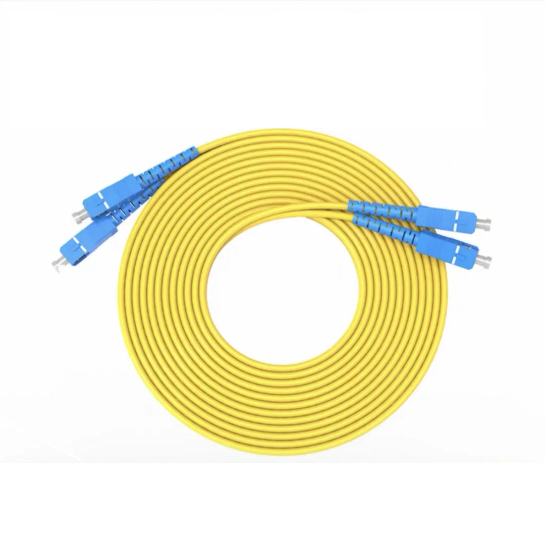 оптоволоконный патч-корд SC-SC Duplex Одномодовый 10 м 20 м 30 м 50 м 100 м SM SC 3 мм 2 мм кабель оптоволоконная перемычка бесплатная доставка FTTHELINK