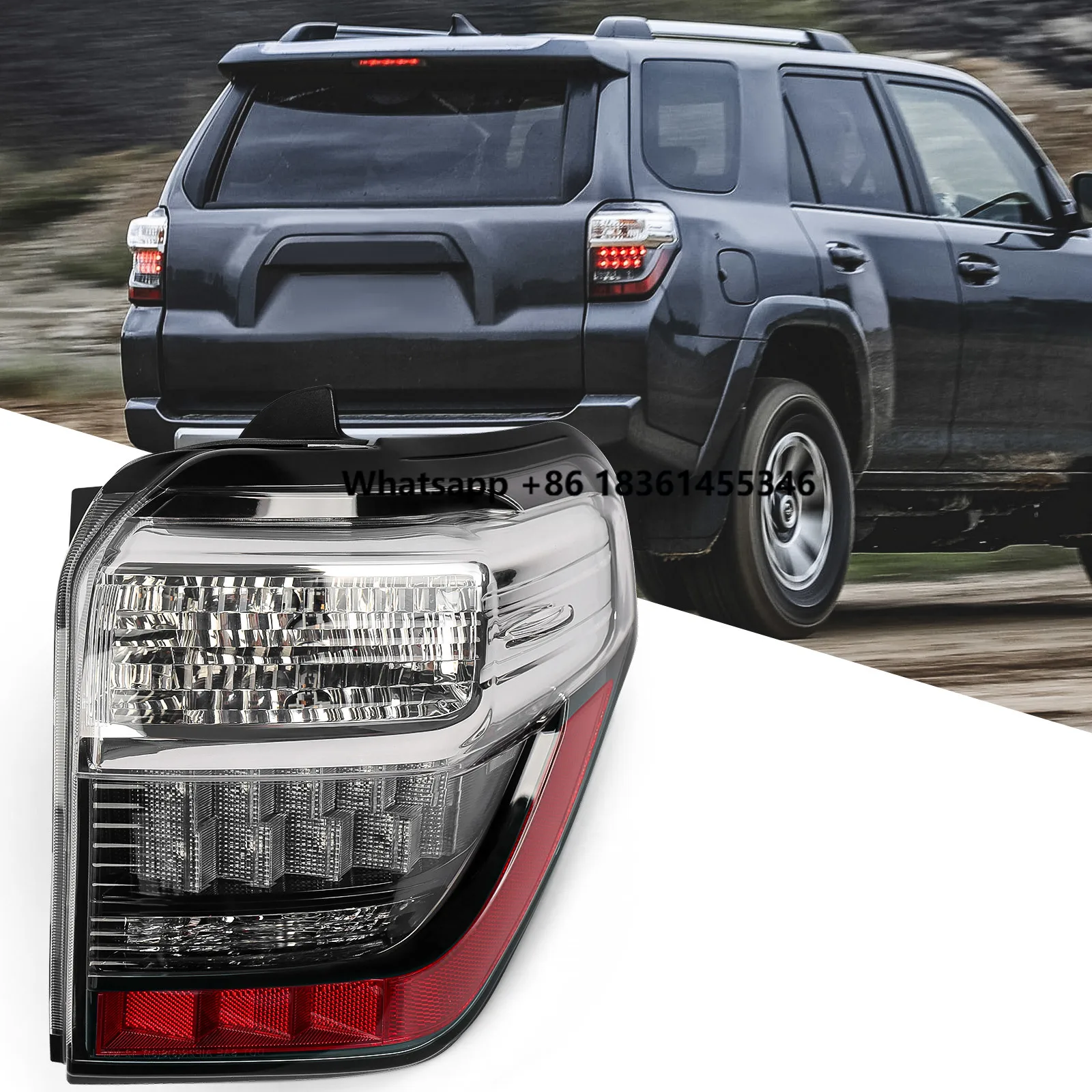 

Задний фонарь LED TO2818156 для Toyota 4Runner 2014-2023, водонепроницаемый.