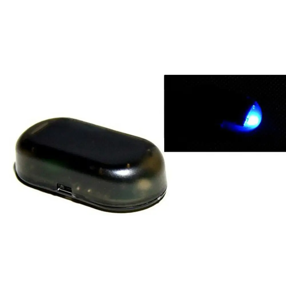 Car Solar Power Simulated Dummy Alarm Anti-Theft LED Flashing Alarm Fake Charger Brighter Light with Car USB Clearer Securi X6X9 - Image 6