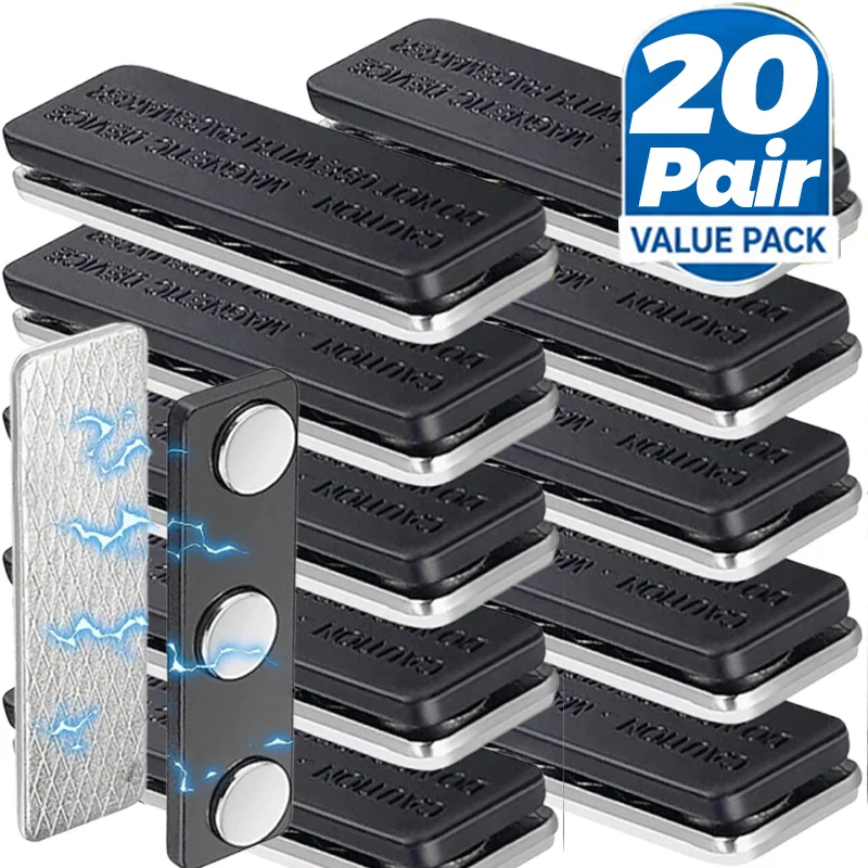 Magnetic Curtain Fix Buckle Strong Magnet Curtain Clip Windproof Window Screen Closures Holder Multi-purpose Tablecloth Fastener