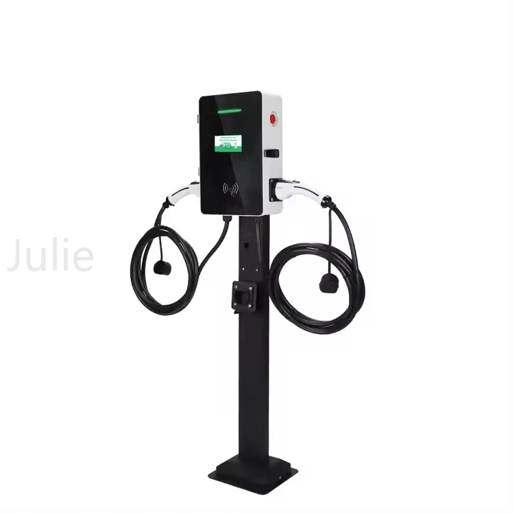AC EV CHARGER Commercial Ocpp  32A 3 Phase 14kw 22kw 44kWDual Connector Wallbox Fast Electric Charging EV Charger