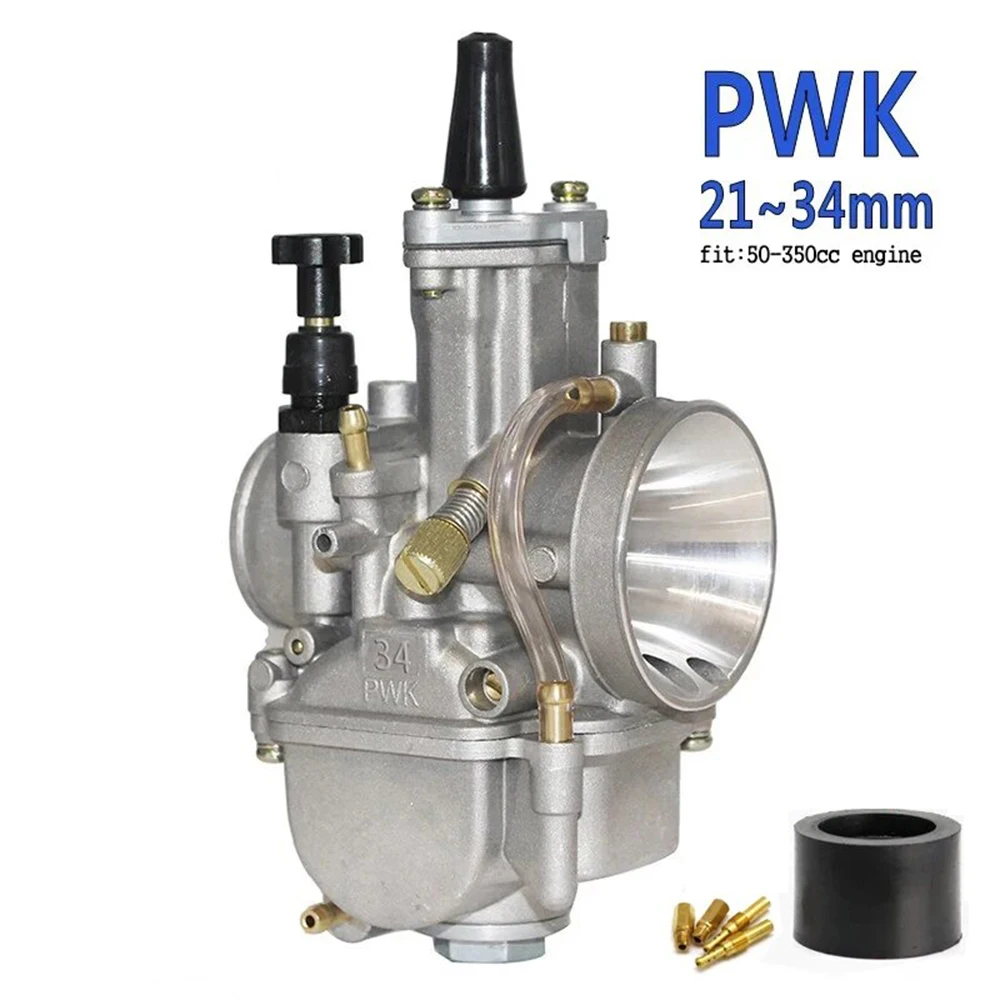 

2T 4T Universal Keihin Koso Oko Motorcycle Accessories PWK Carburetor 21 24 26 28 30 32 34mm With Power Jet For Racing Motor