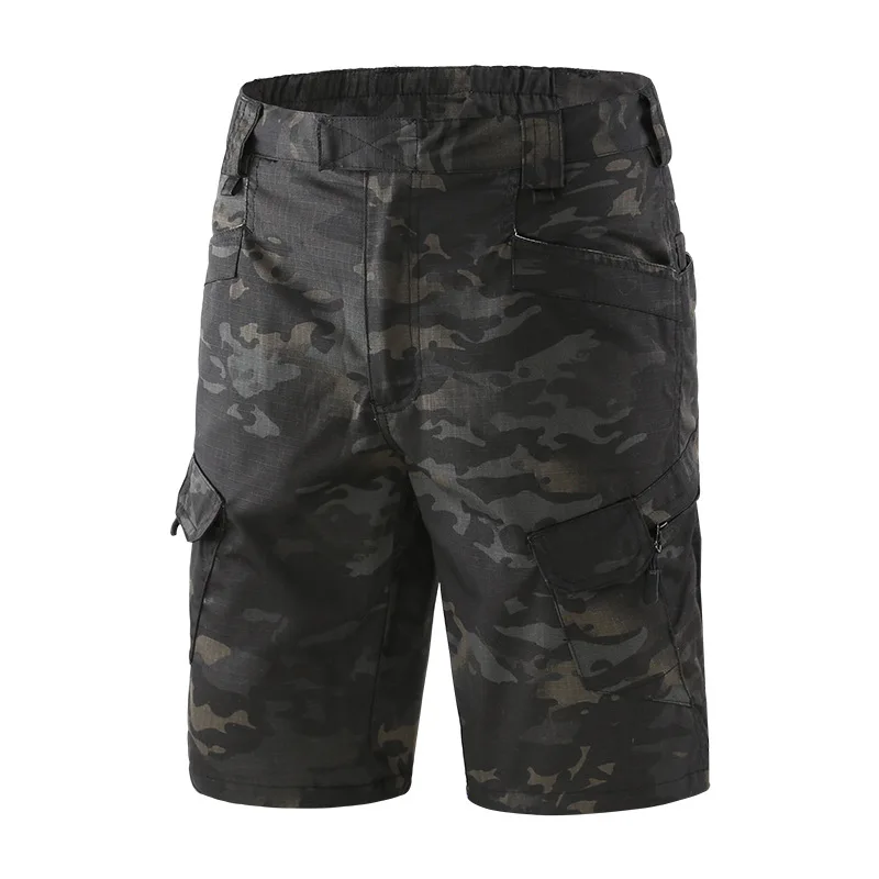 Hiking Shorts Men Outdoor Waterproof Military Camouflage Multi-pocket Shorts Mens SWAT Cargo Size 5XL Classic Tactical Shorts