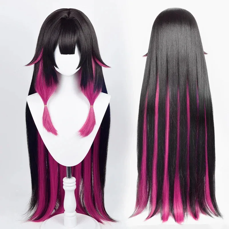 Gioco Genshin Impact Fatui Columbina Parrucca Cosplay 115 cm Lungo Gradiente Resistente Al Calore Sintetico Columbina Cosplay Maschera Copricapi