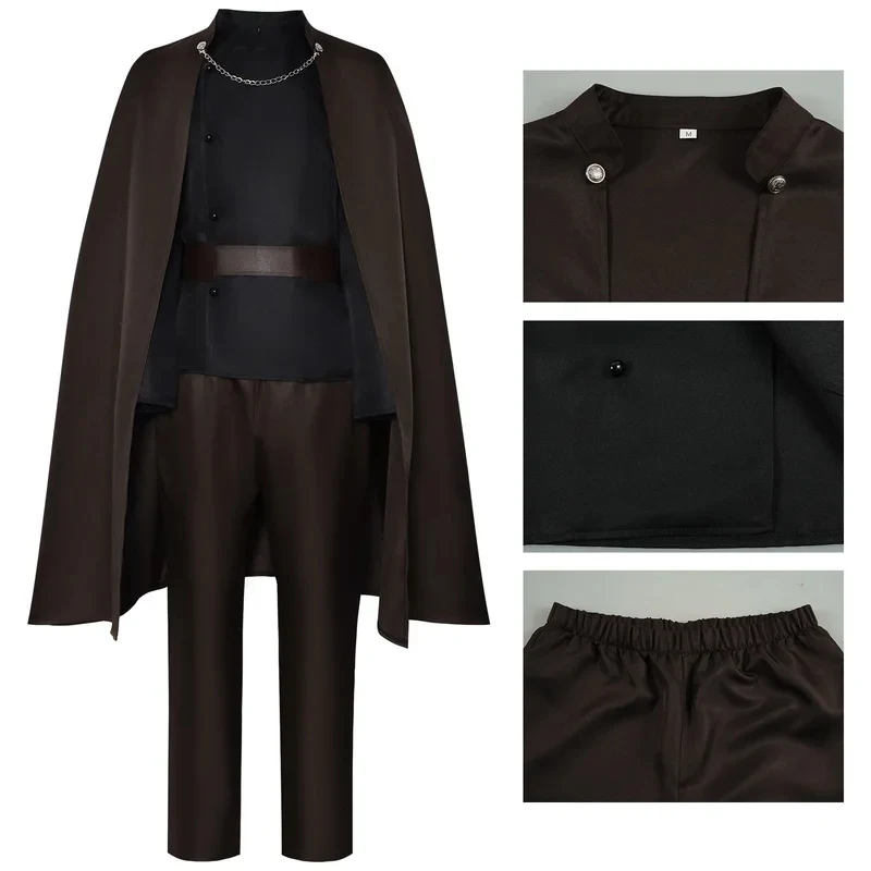 

Movie Sternenkriege Count Cosplay Costume Coat Shirt Pants Belt Jedi Council Dooku Role Play Warrior Uniform Hallowe FD1;6