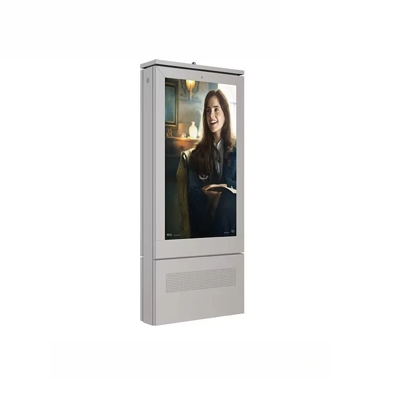 Commercial Advertising Equipment Outdoor Vertical Digital Advertising LED Totem Kiosk Display Screen